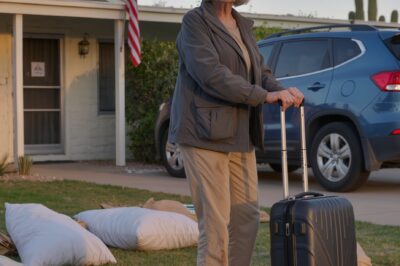 I came back from a long trip and found my clothes thrown out in the yard with a note: “My husband’s family will be living here soon, Mom, please find somewhere else to stay.” I stayed silent, packed my things and went to my secret apartment, then sold the very house my daughter-in-law was living in without warning.