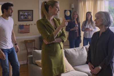 Scarlet walked into my living room like she owned the place, sank into my late husband’s gray sofa, and in front of my whole family accused me of stealing her money—then dared me to “prove” I wasn’t a thief. I didn’t raise my voice. I didn’t cry. I just asked one question, and the color drained from her face so fast she nearly hit the floor.