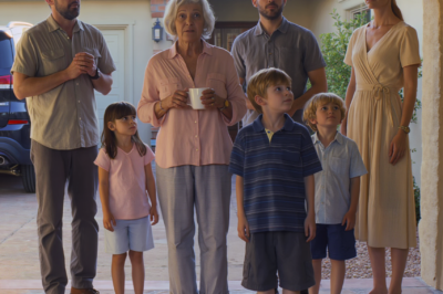 I hadn’t seen my son in 17 years, and on a quiet Sunday in Scottsdale the doorbell on my gated drive chimed; when I checked the security tablet, he was there with the wife who once called me an embarrassment and two teenagers I’d never met—my grandchildren—standing at the entrance to the life I rebuilt without them, smiling like time was a misunderstanding.