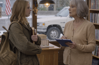 The door opened and a homeless teenager walked into my little bookstore on Main Street, asking if I was hiring, and I should’ve told her no on the spot. But she was sixteen, shaking in an oversized jacket, and her face hit me like a photograph from another life—so familiar it made my throat close. Then she said her mother’s name, and my whole world tilted.